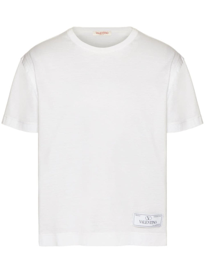 Valentino T Shirts And Polos White