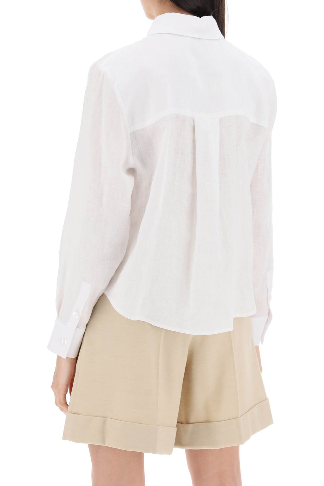 Mvp Wardrobe St Raphael Linen Shirt For Men   Bianco