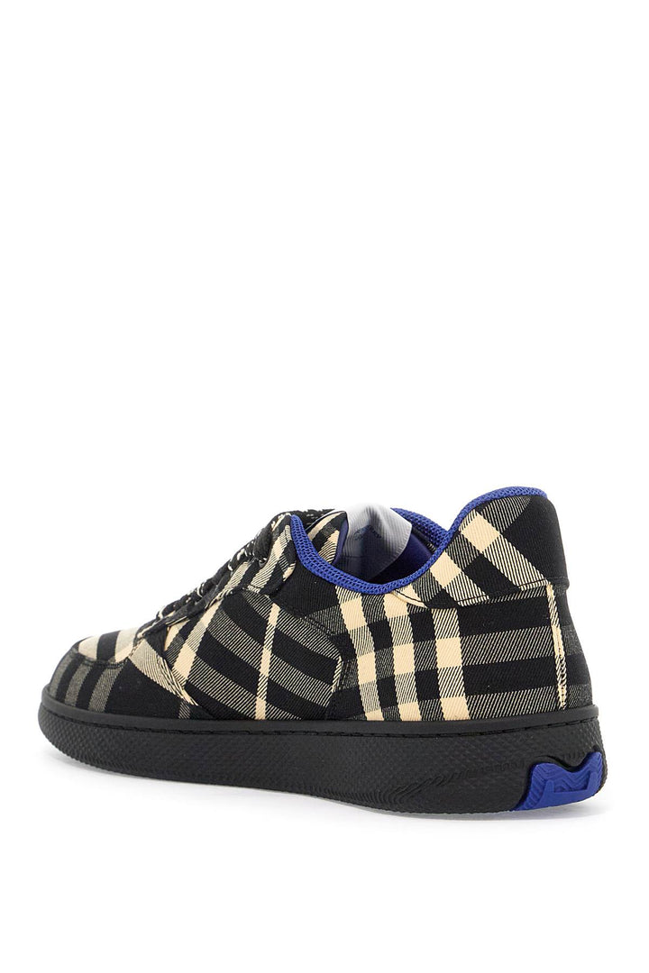 Burberry Terrace Check Sneakers   Black
