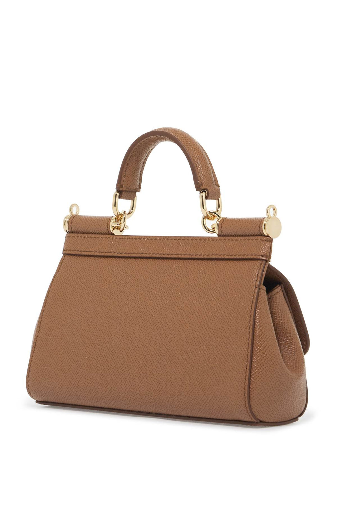 Dolce & Gabbana Sicily Small Handbag   Brown