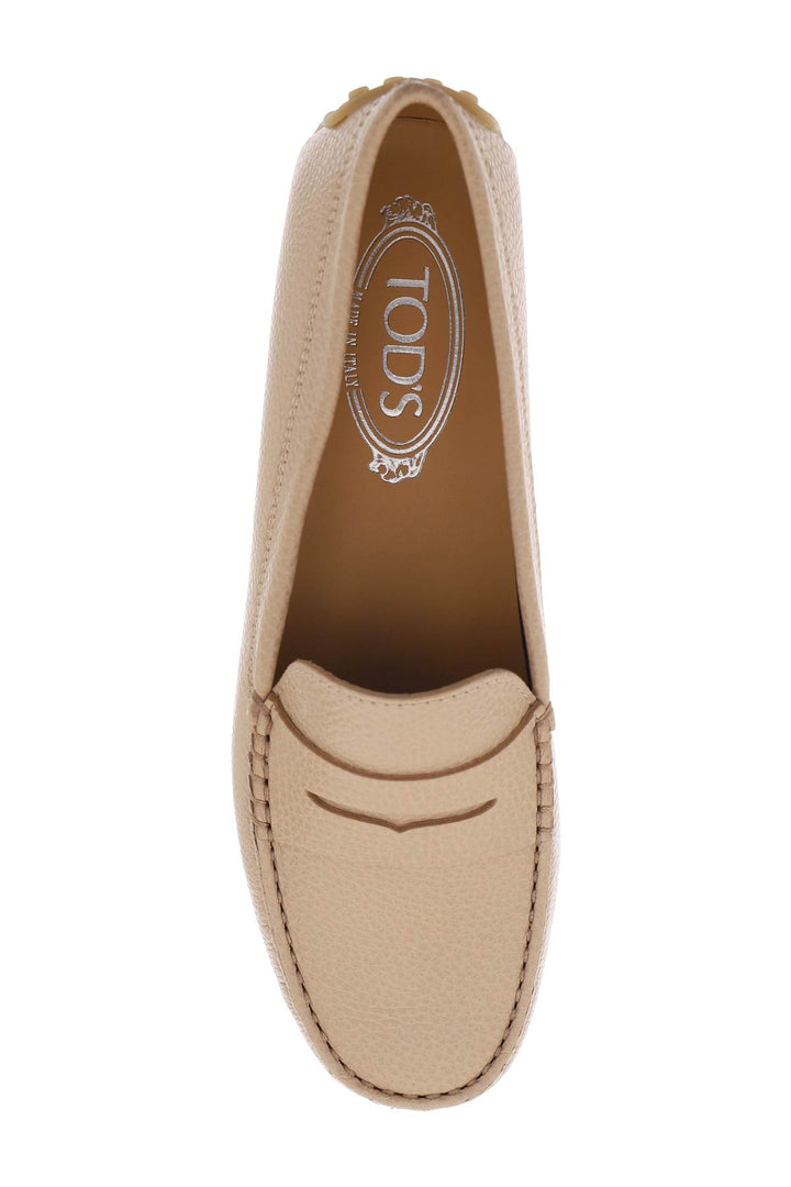 Tod's City Gommino Leather Loafers   Neutral