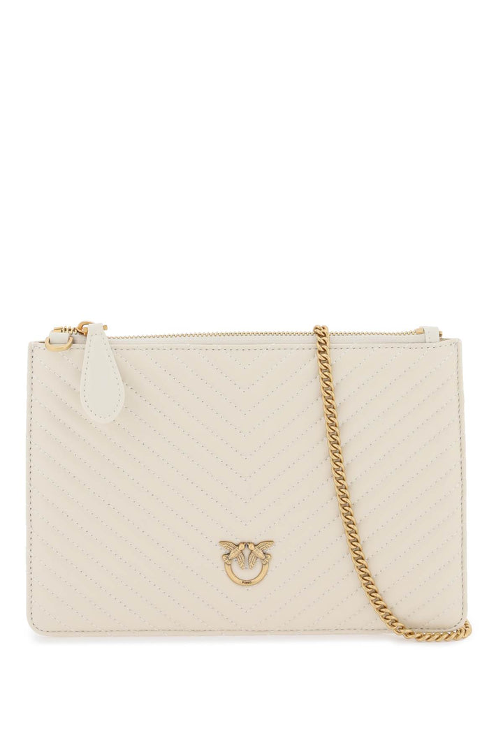 Pinko Classic Flat Love Bag Simply   Bianco