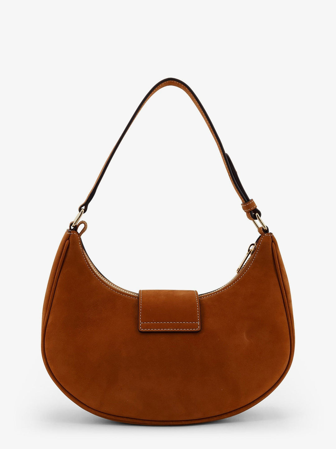 Ava Medium Triomphe suede shoulder bag