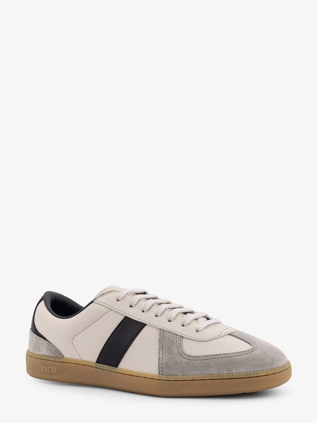 B01 Matchpoint leather low-top sneakers with suede