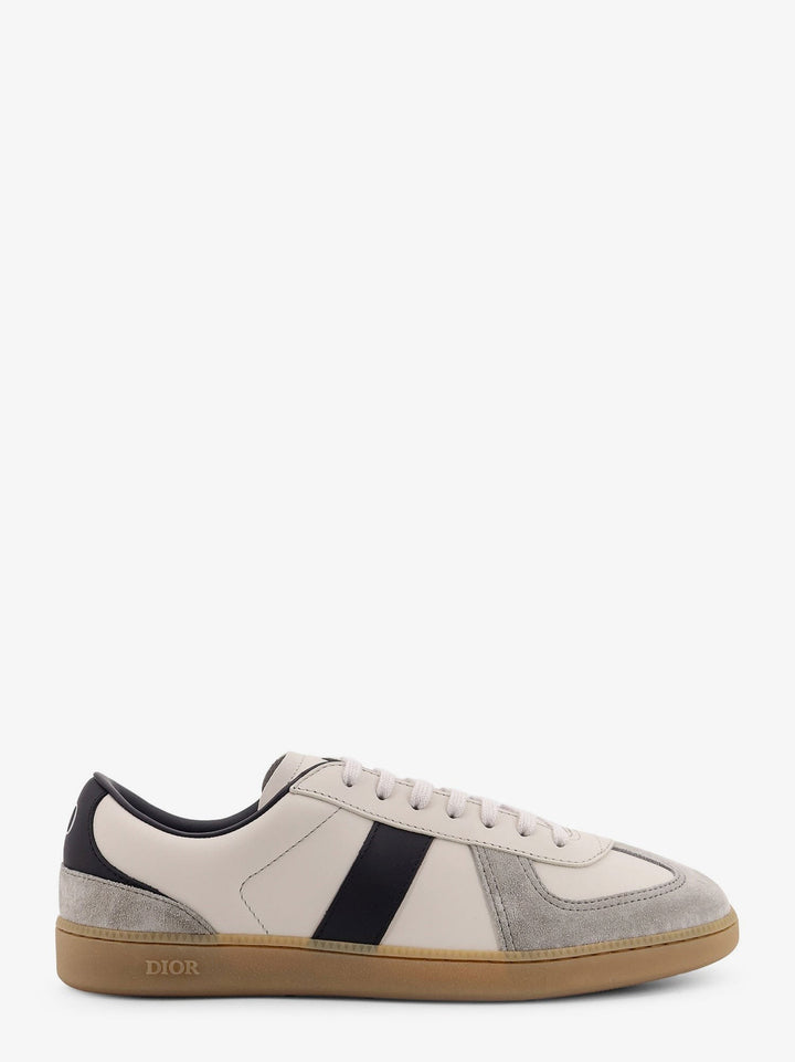 B01 Matchpoint leather low-top sneakers with suede inserts