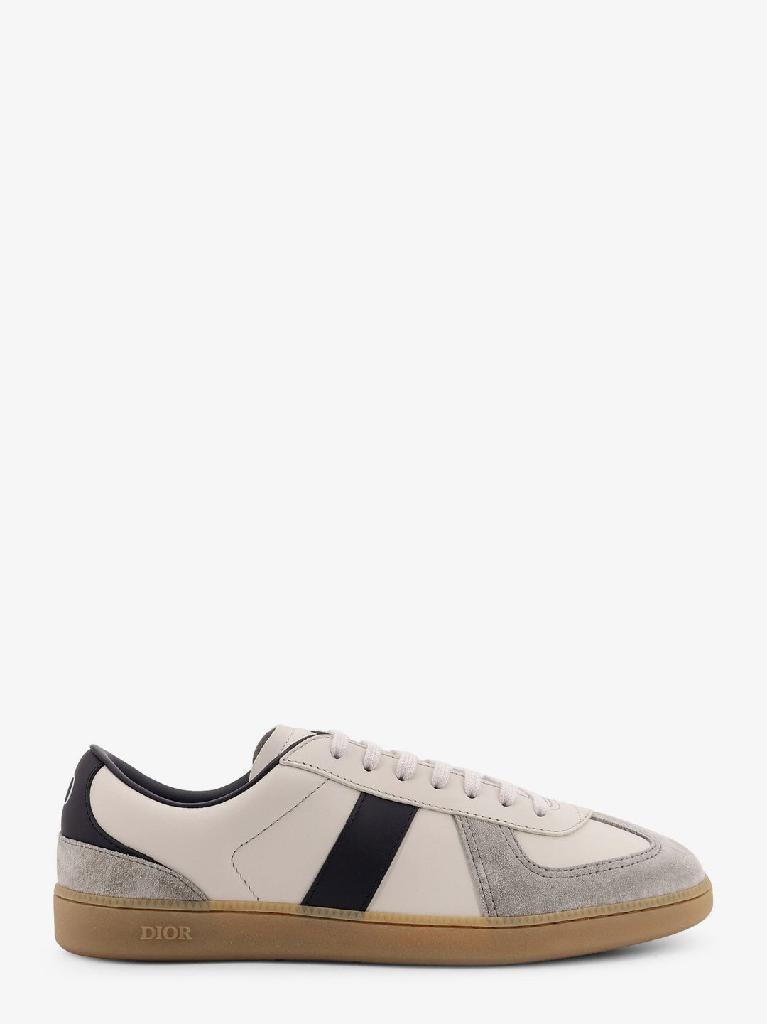 B01 Matchpoint leather low-top sneakers with suede inserts
