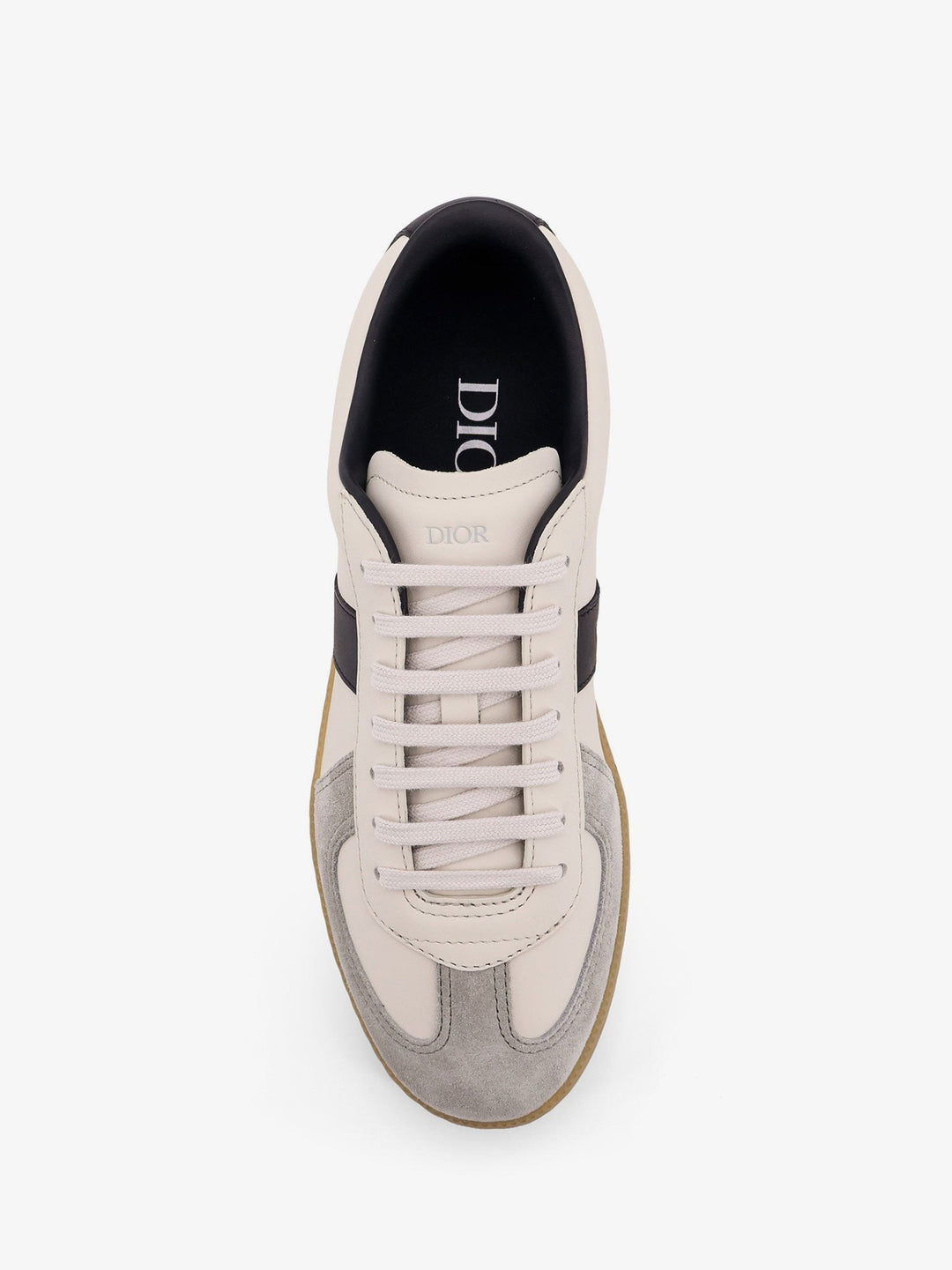 B01 Matchpoint leather low-top sneakers with suede