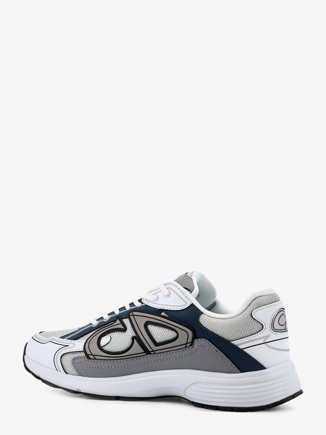 B30 Count low-top leather and mesh sneakers
