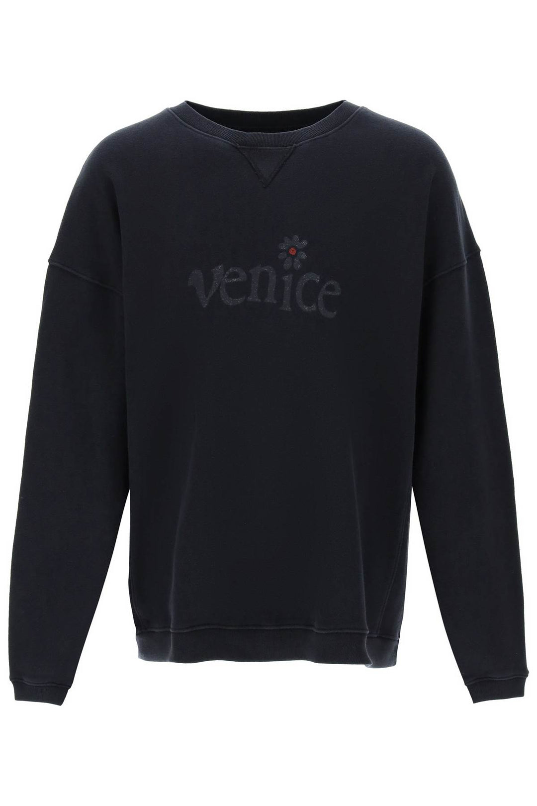 Erl Venice Print Maxi Sweatshirt   Nero