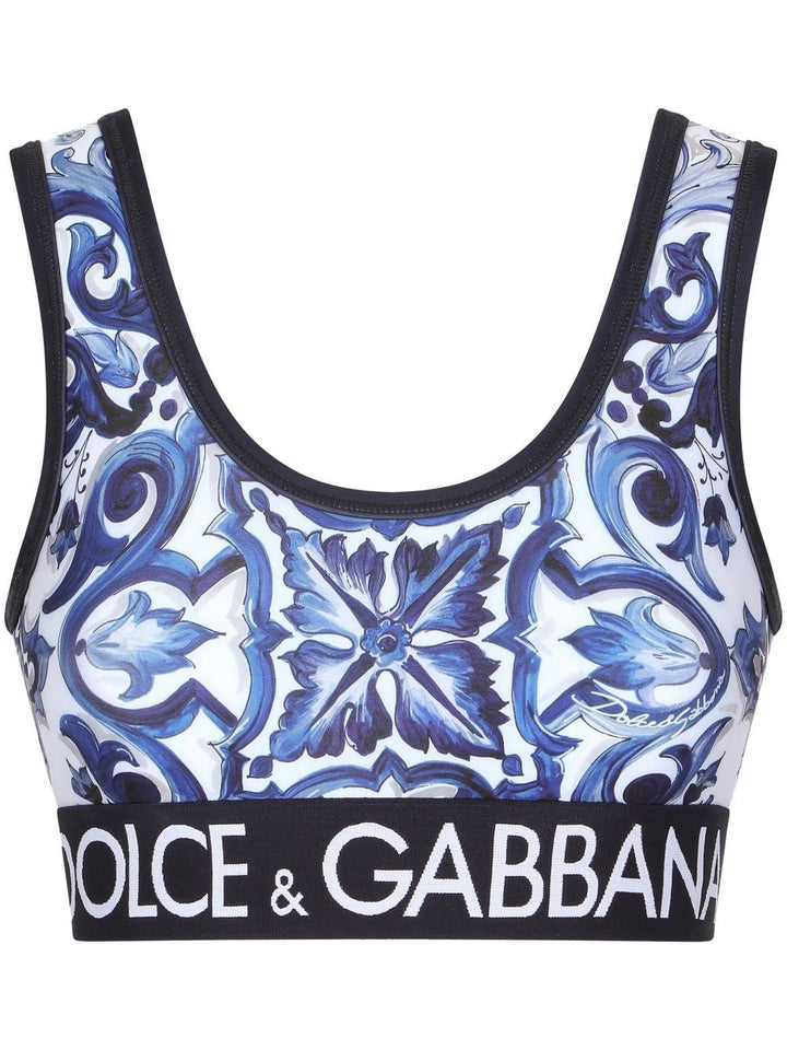 Dolce & Gabbana Top Clear Blue