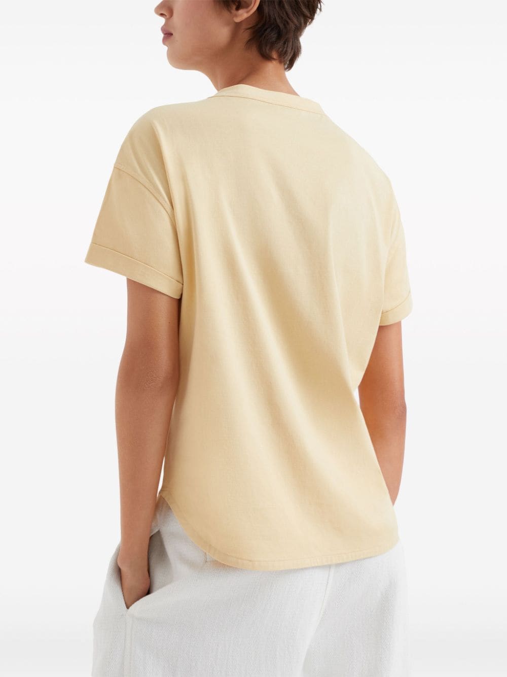 Brunello Cucinelli T Shirts And Polos Yellow