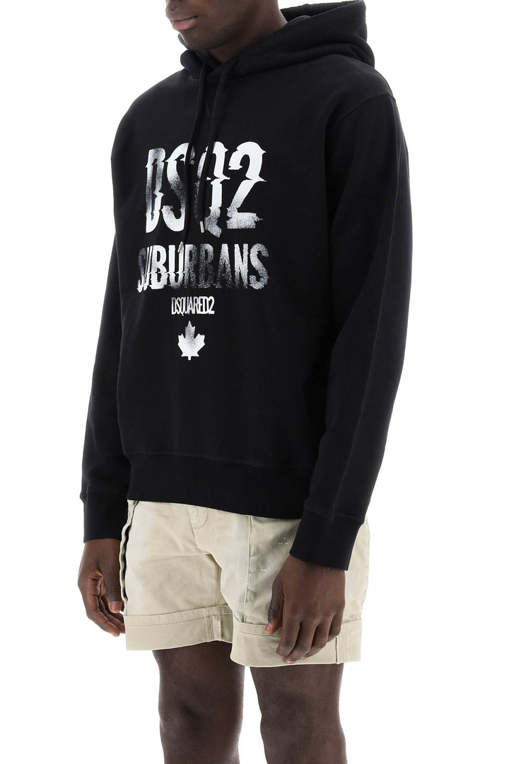Dsquared2 Suburbans Cool Fit Sweatshirt   Black
