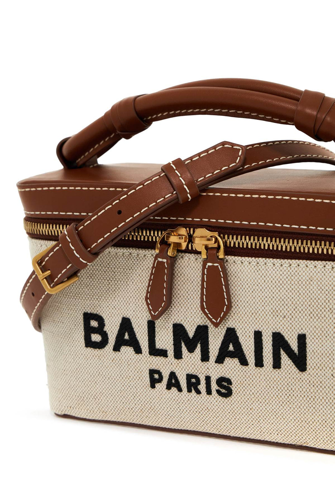 Balmain Handbag B Army   Brown
