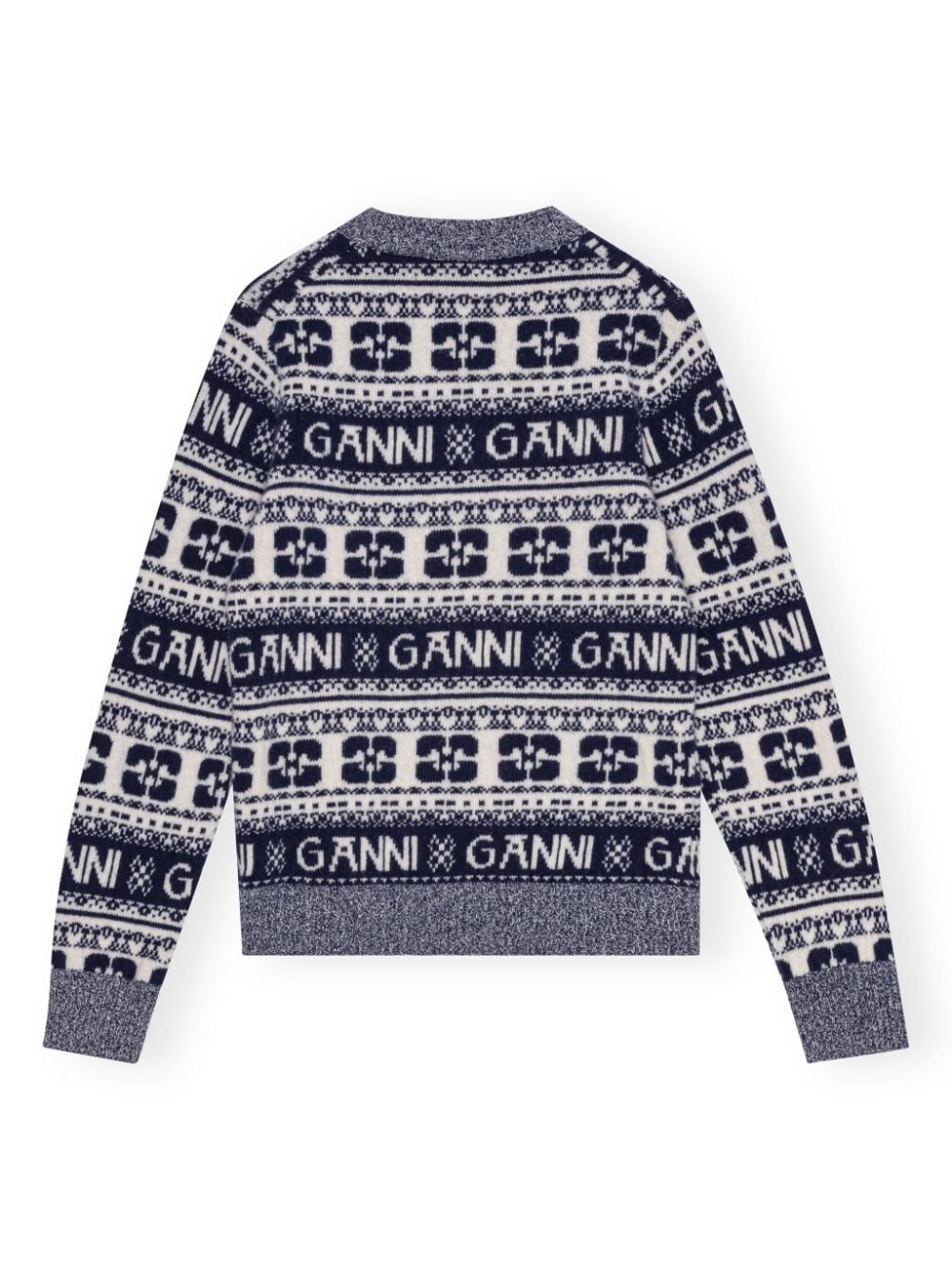 Ganni Sweaters Grey