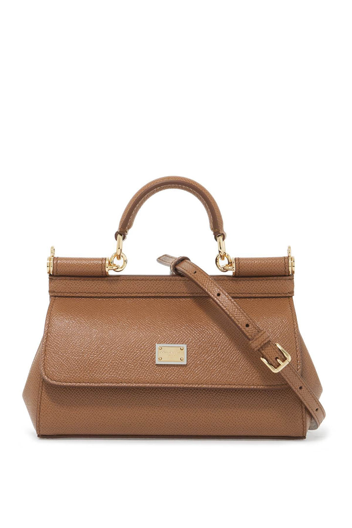Dolce & Gabbana Sicily Small Handbag   Brown