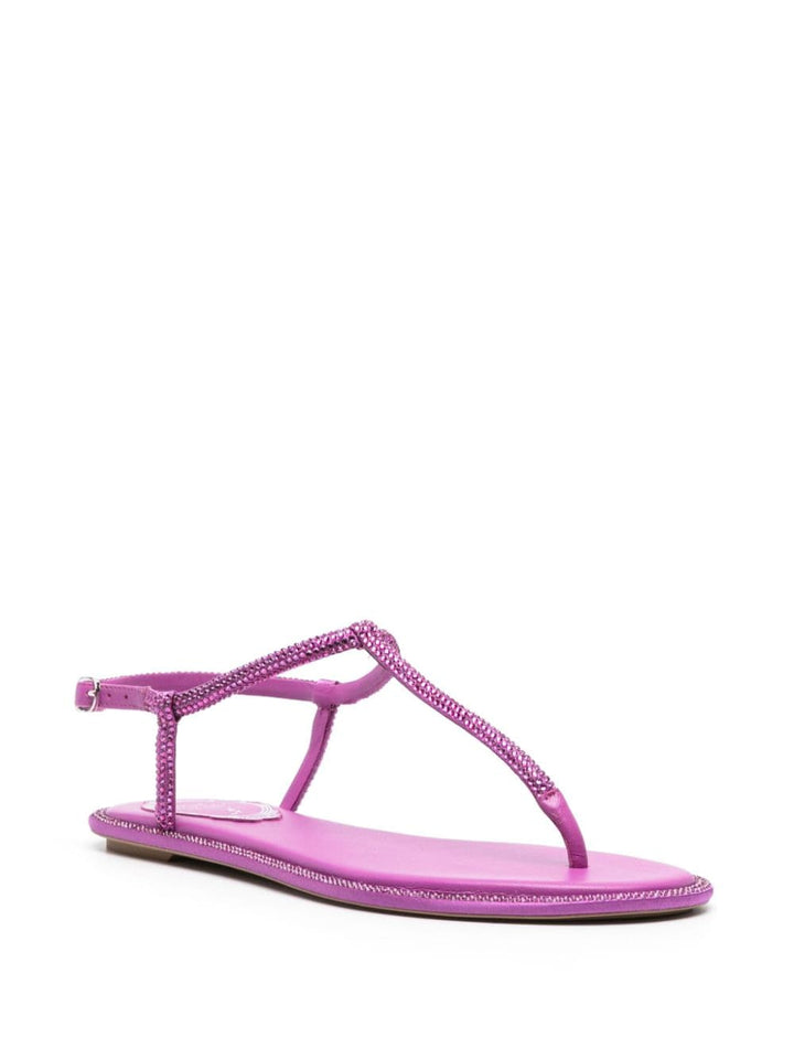 Rene' Caovilla Sandals Purple