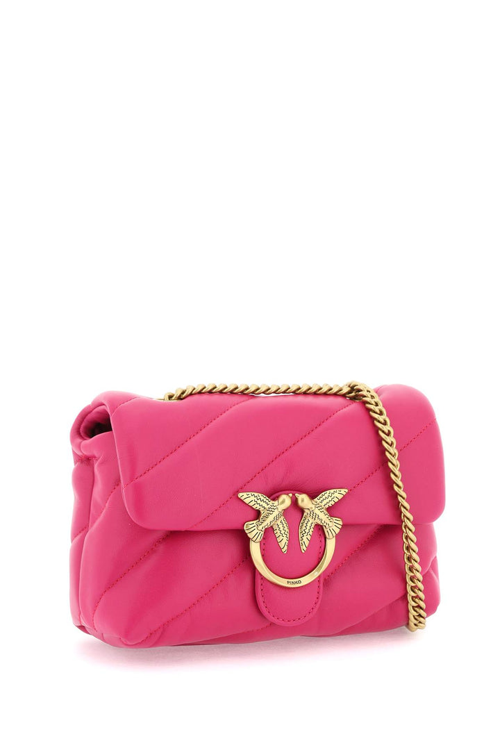 Pinko Love Classic Puff Maxi Quilt Bag   Fuxia