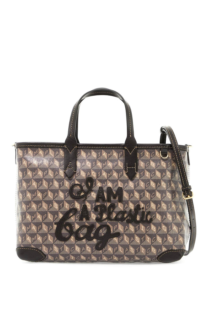 Anya Hindmarch Tote Bag Replace With Double Quotei Am A Plastic Bagreplace With Double Quote With   Brown