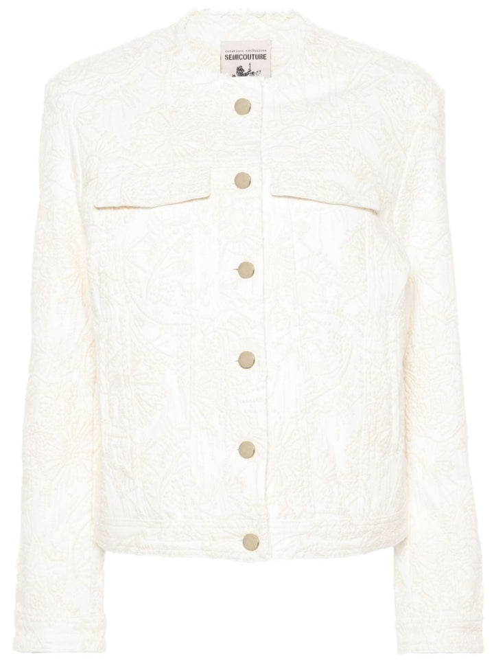 Semicouture Jackets White