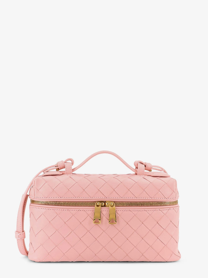 Bang Bang leather vanity case with Intrecciato motif
