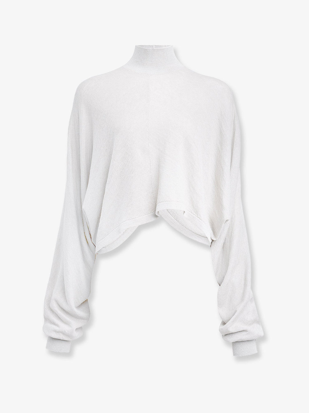 Batwing linen sweater