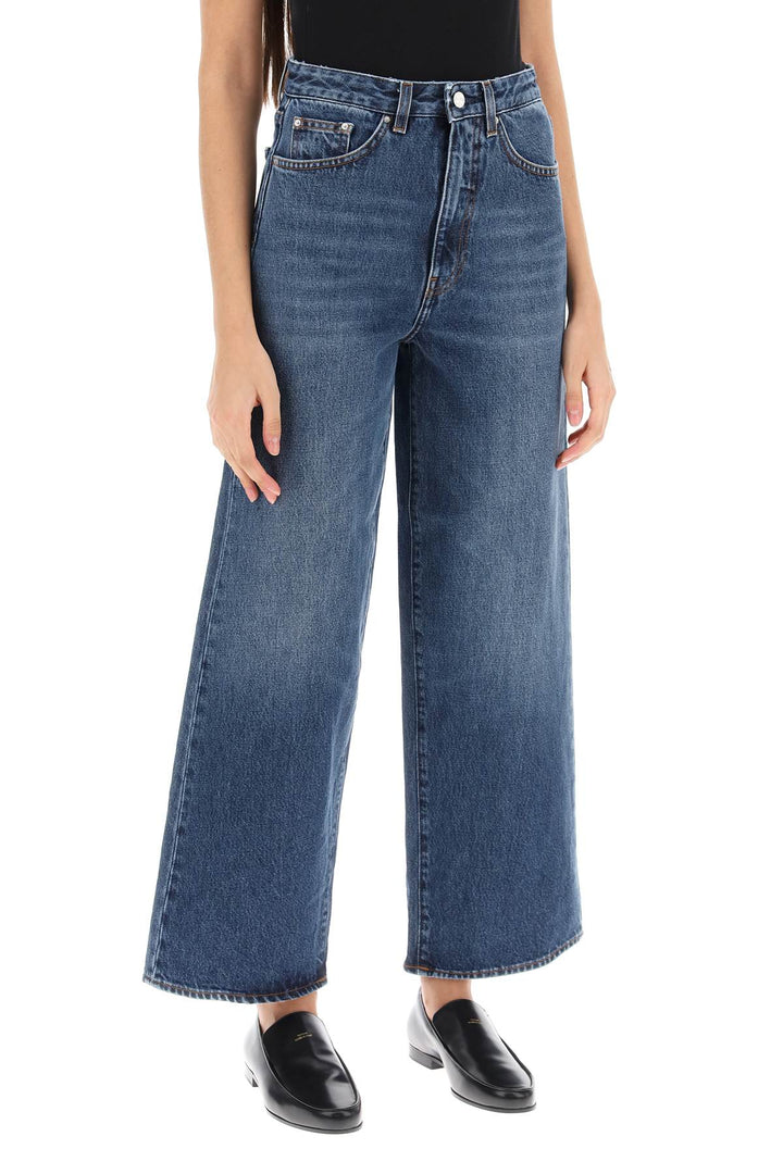 Toteme Cropped Flare Jeans   Blue