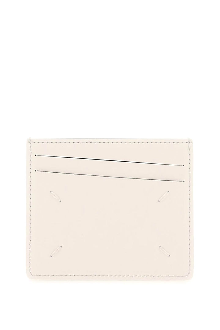 Maison Margiela Leather Cardholder   Bianco