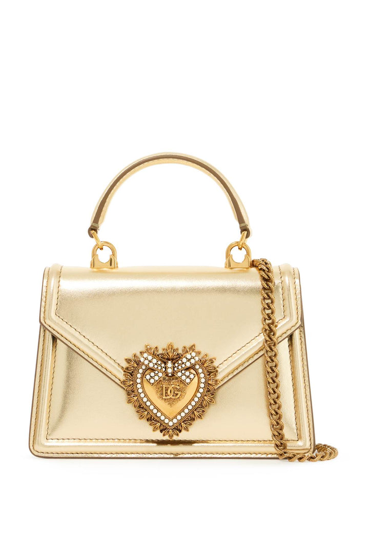 Dolce & Gabbana Small Devotion Bag   Gold