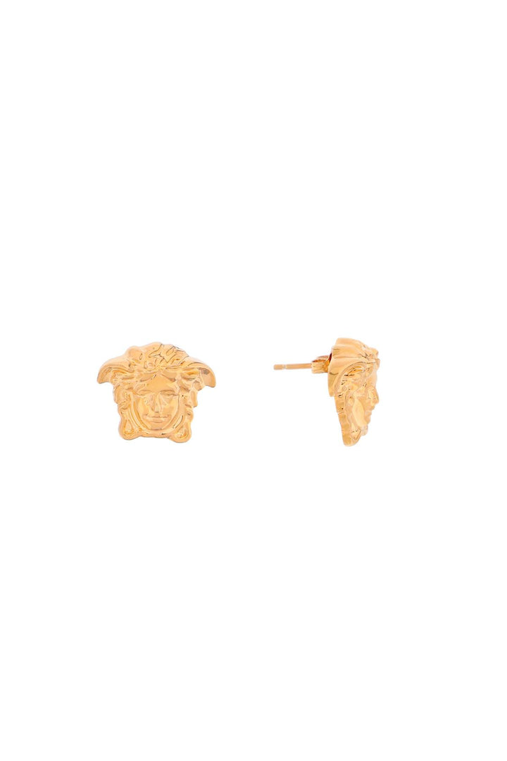 Versace Medusa Head Earrings   Gold