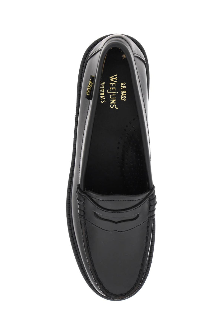 G.H. Bass Weejuns Super Lug Loafers   Nero