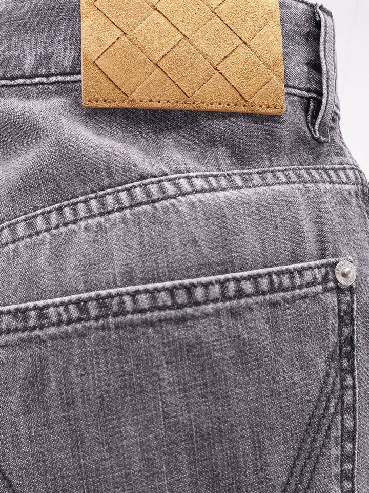 Washed Palazzo Denim Jeans