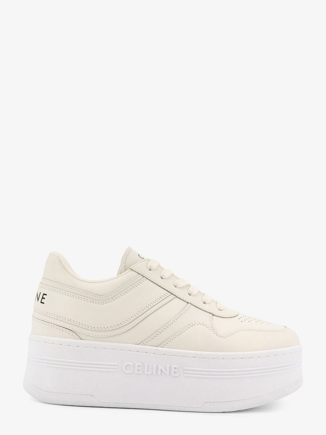 Block sneakers low-top leather sneakers