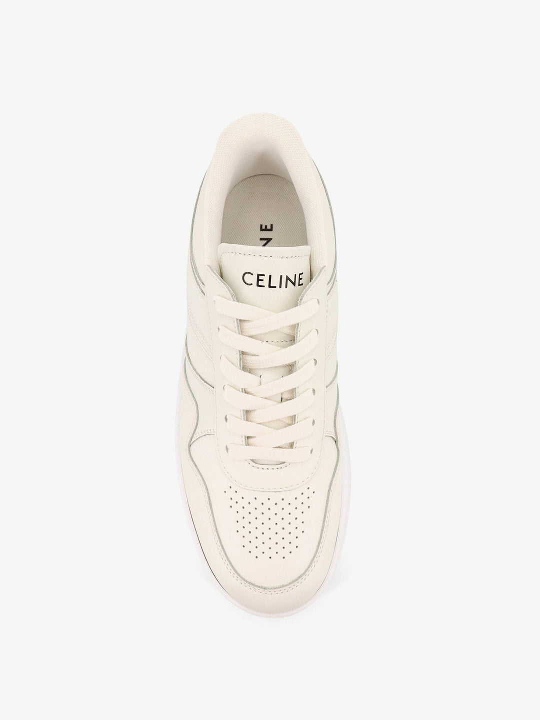 Block sneakers low-top leather sneakers