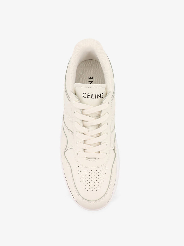 Block sneakers low-top leather sneakers