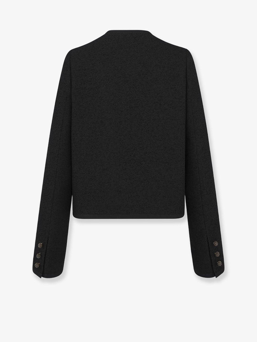Bouclé cotton and virgin wool blazer
