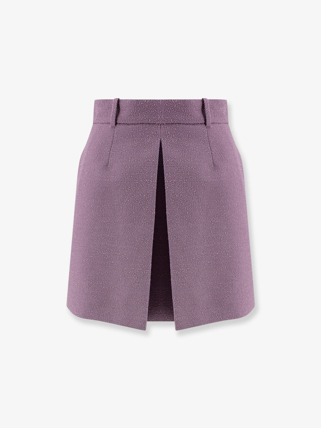 Bouclé virgin wool blend skirt