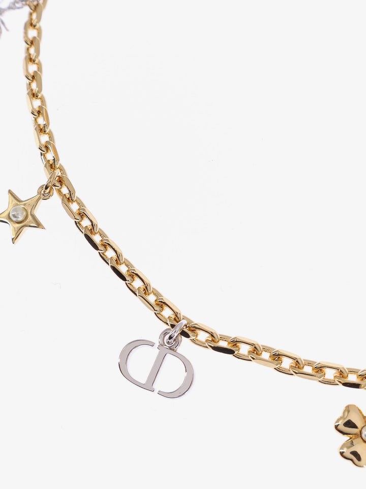 Brass necklace with iconic charms