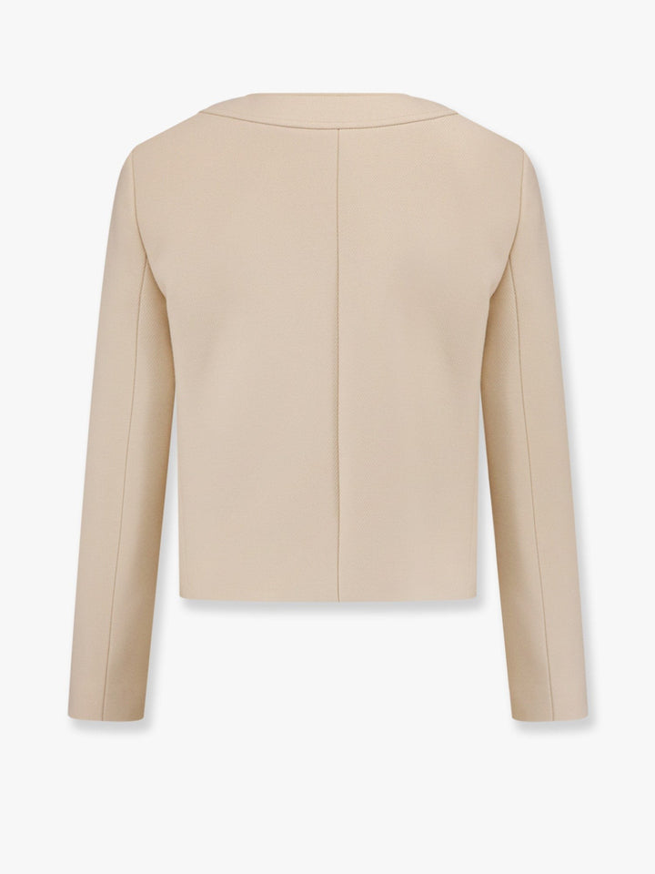 Brompton wool and silk blazer with maxi buttons