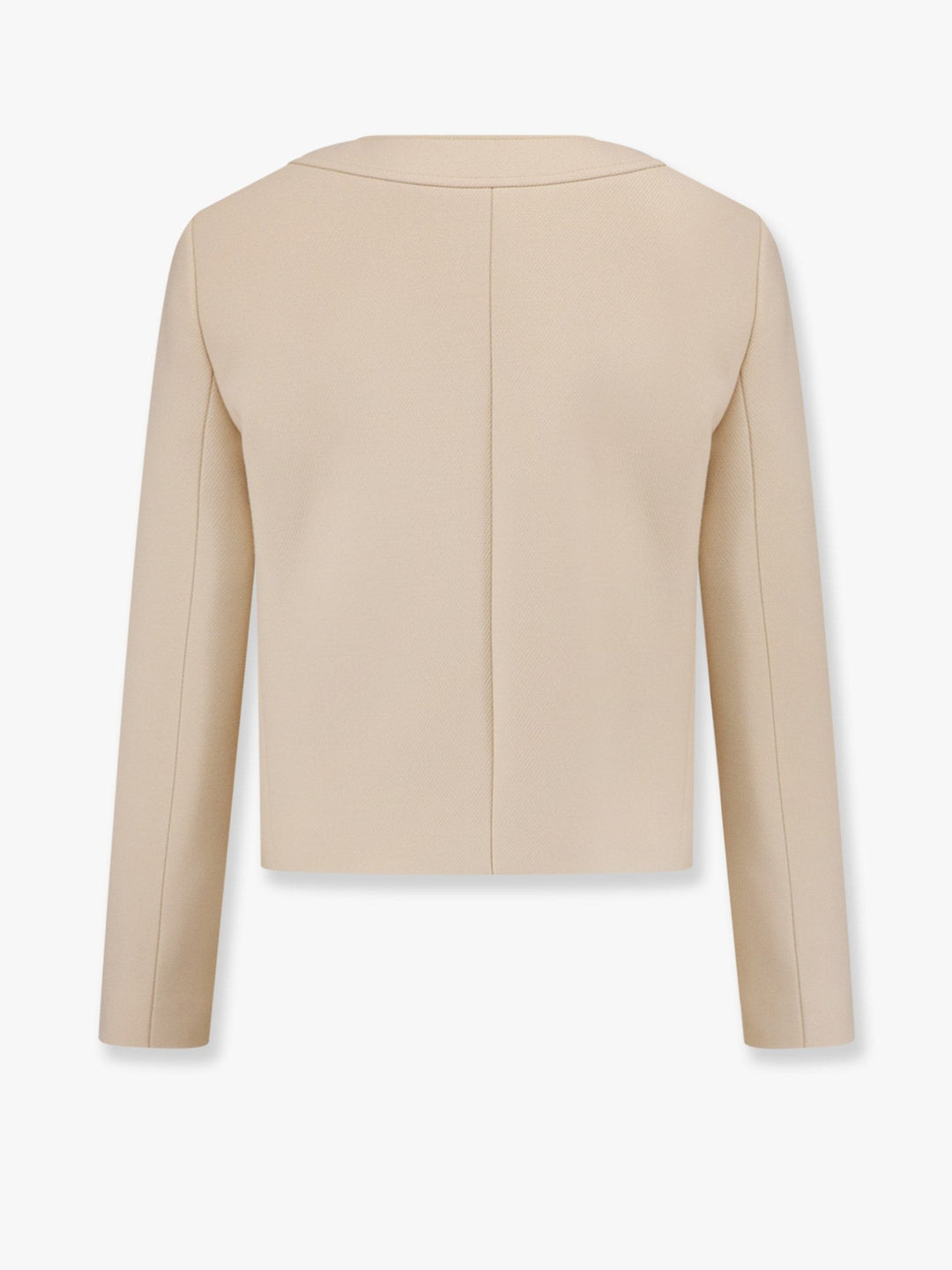 Brompton wool and silk blazer with maxi buttons