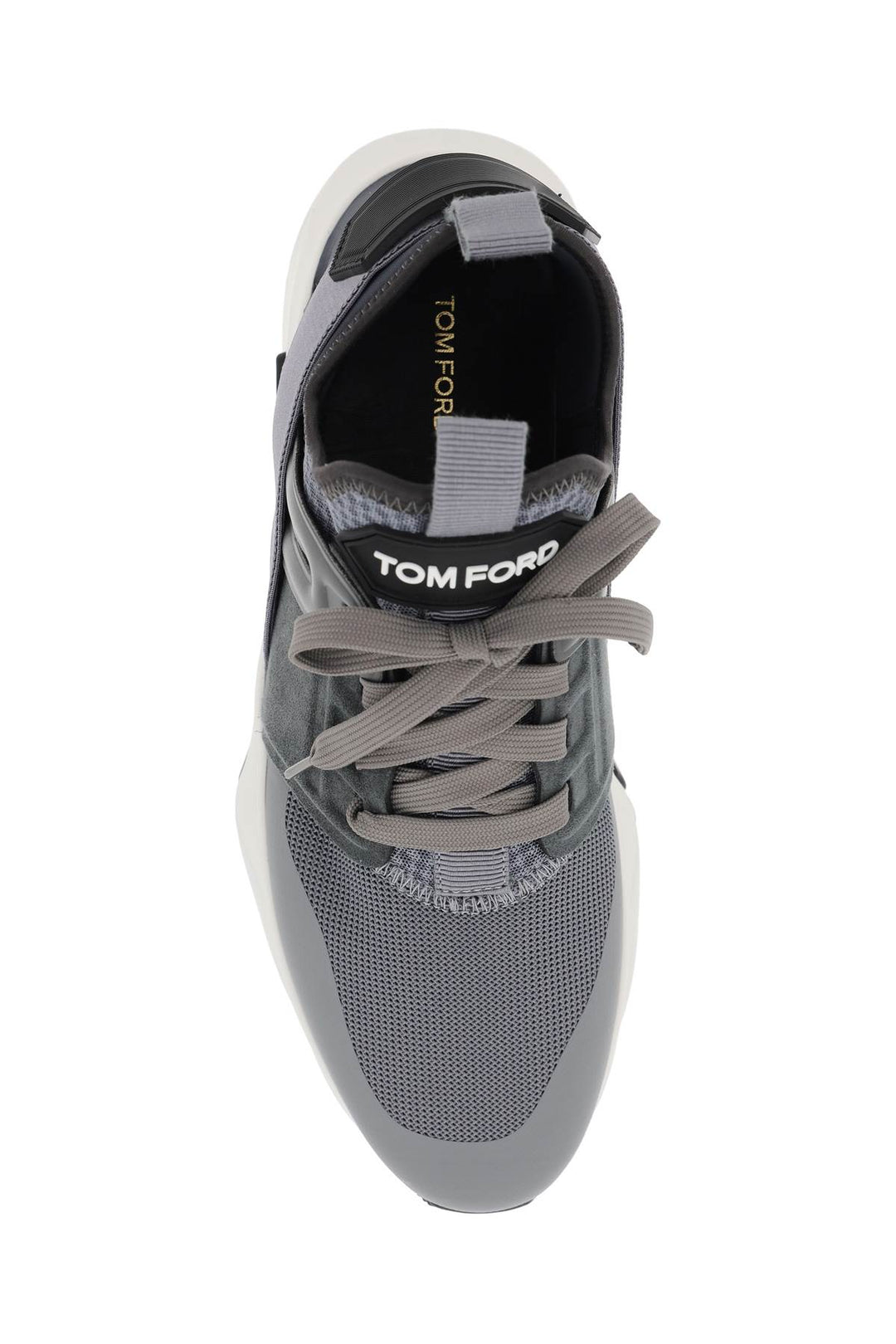 Tom Ford Jago Mesh Sneakers  Grigio