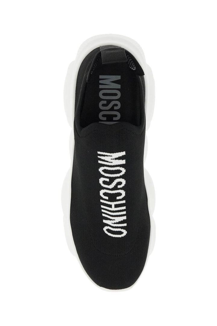 Moschino Teddy Sole Sneaker Socks   Black
