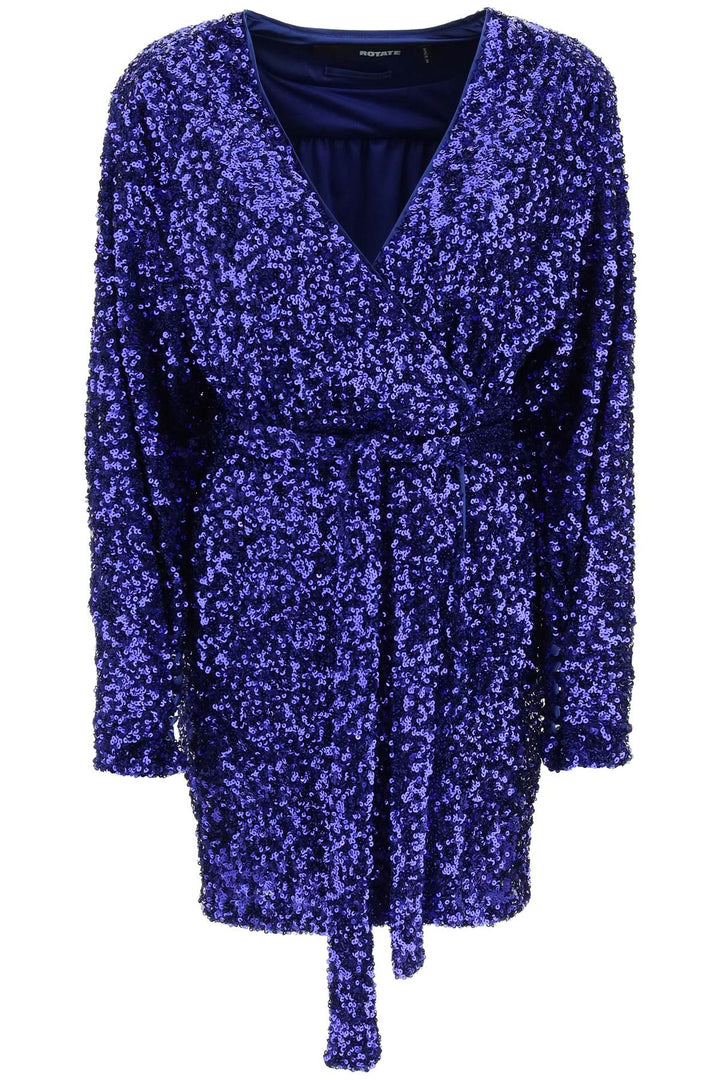 Rotate 'Samantha' Sequined Mini Dress   Blu
