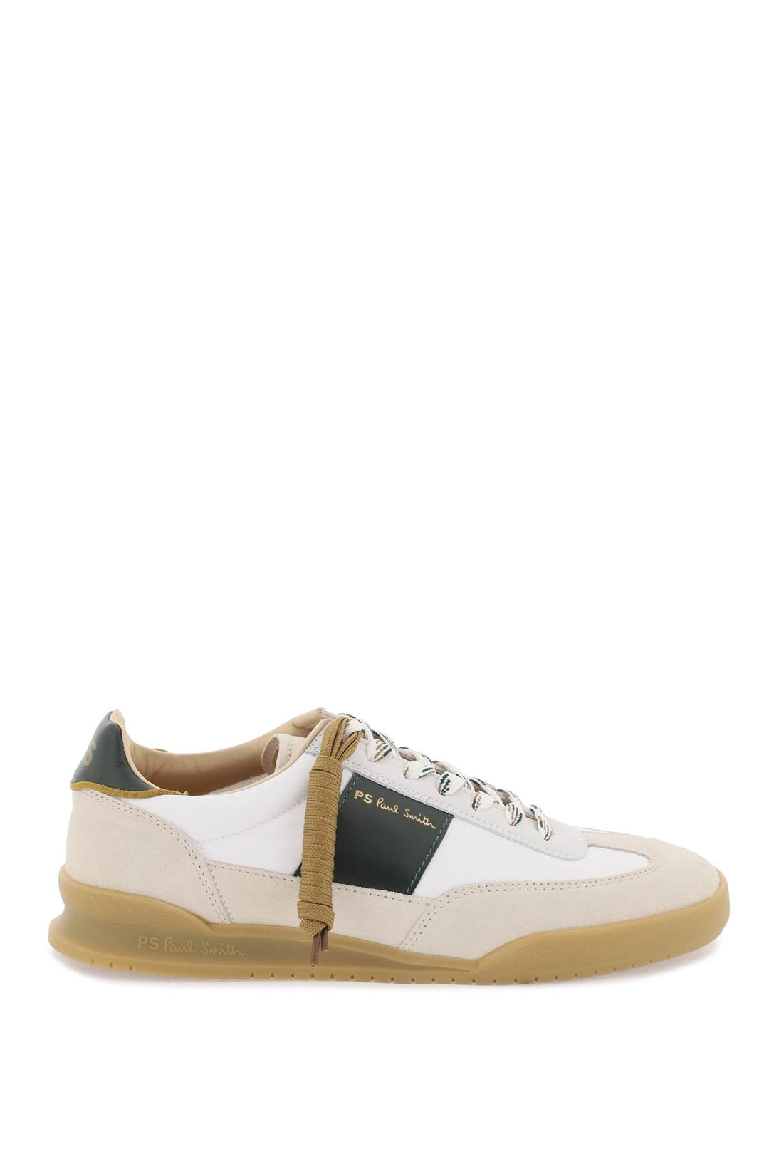 Ps Paul Smith Leather And Nylon Dover Sneakers In   White