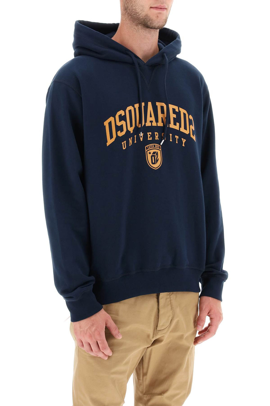 Dsquared2 'University' Cool Fit Hoodie   Blu