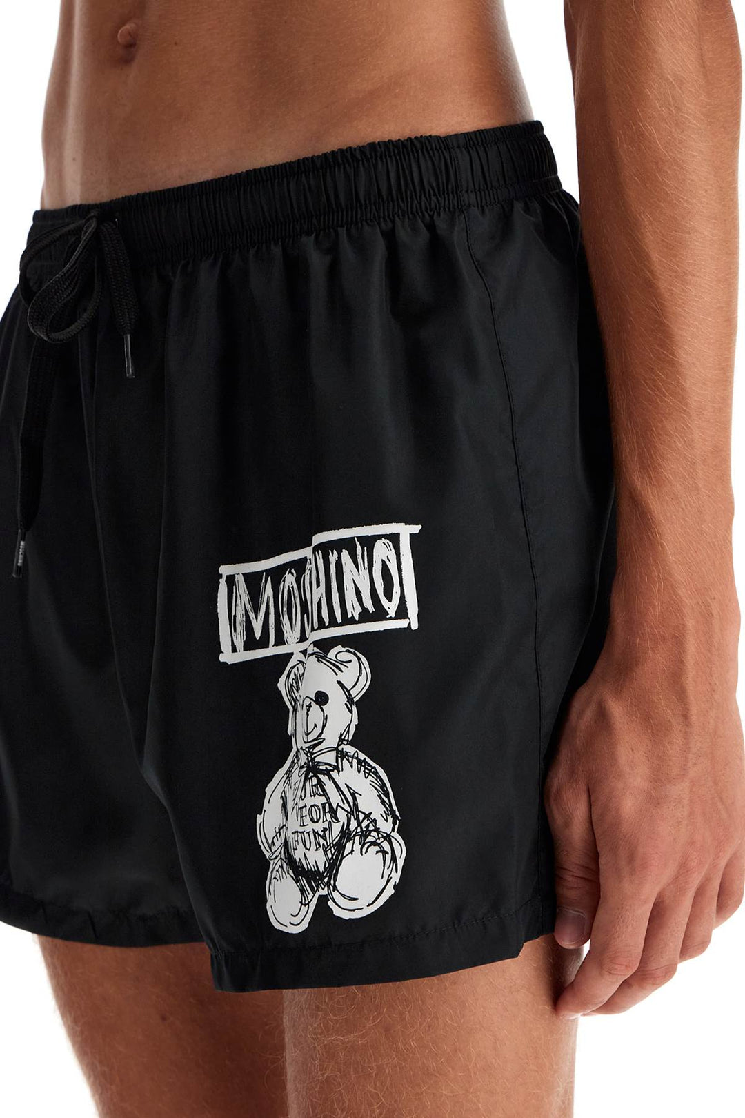 Moschino Sea Print Boxer Shorts For   Black