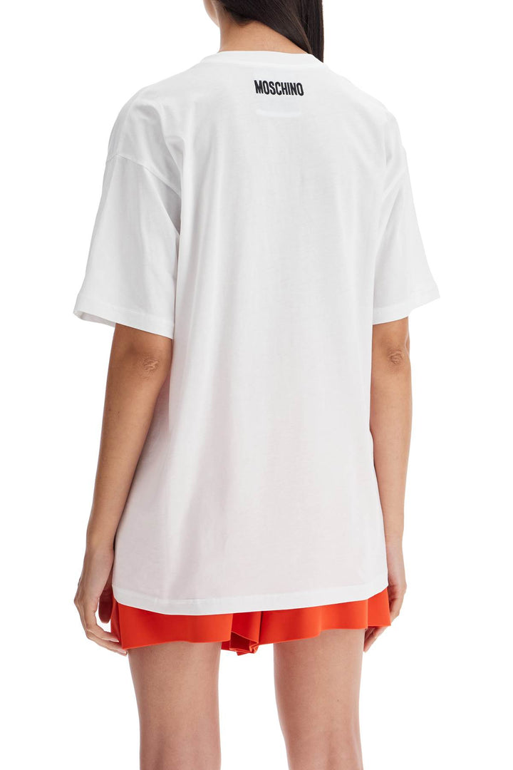 Moschino Oversized T Shirt With Same Old   White