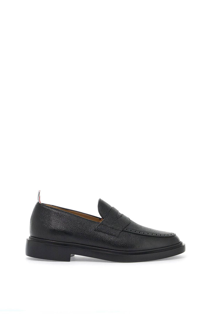 Thom Browne Leather Loafers   Black