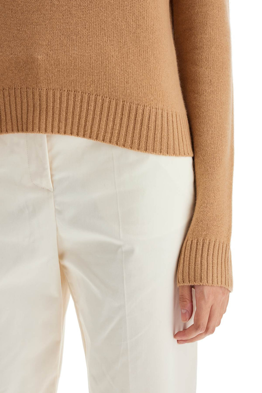Lisa Yang Cashmere Mable Pullover   Beige