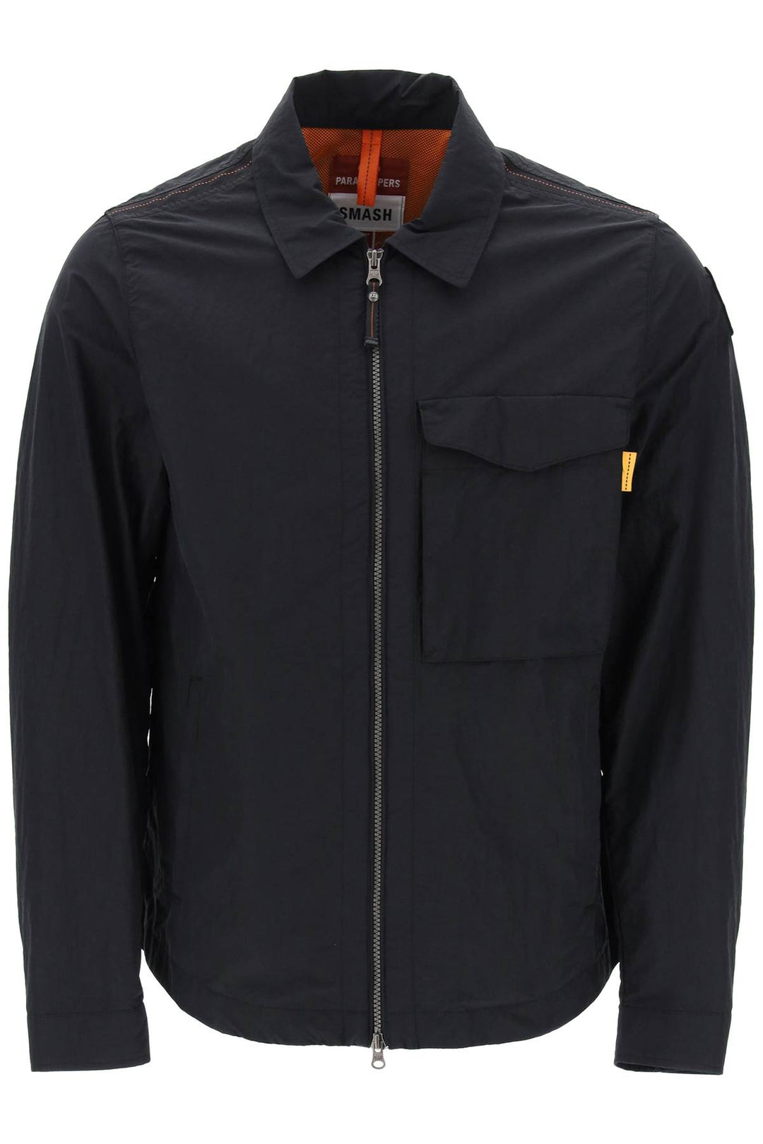 Parajumpers Replace With Double Quoterayner Overshirt In Nylon   Nero
