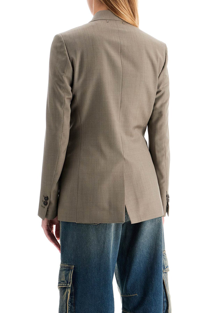 Golden Goose Tailored Wool Fresco Jacket For   Grey